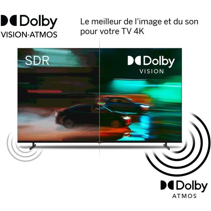 Thomson 100QG7S14 - TV QLED 100 (253 cm) - 4K 3840x2160 - 144Hz - HDR 10 - Google TV - 2xHDMI 2.1 + 2xHDMI 2.0