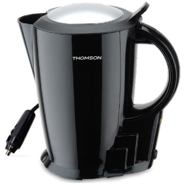 Bouilloire électrique 12V - THOMSON - 1,3L - Puissance 170W -Avec cordon allume cigare de 0,75m