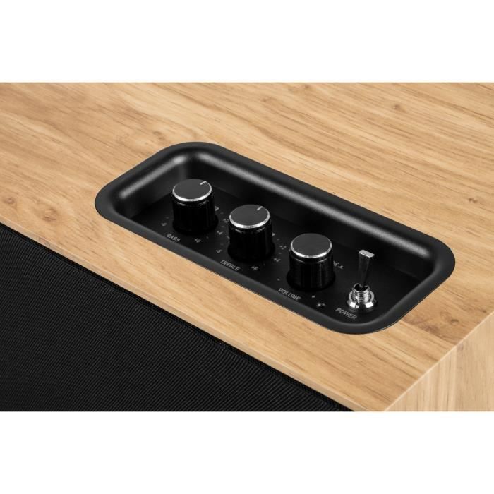 Enceinte résidentielle en bois - THOMSON - WS502 - Bluetooth 5.0, 100W, RCA, USB, AUX-IN