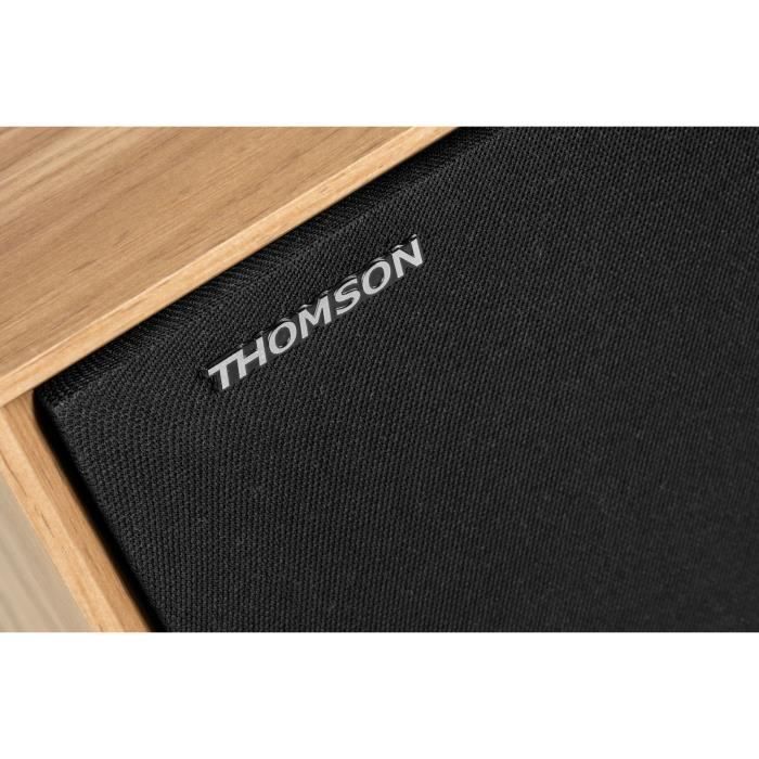 Enceinte résidentielle en bois - THOMSON - WS502 - Bluetooth 5.0, 100W, RCA, USB, AUX-IN
