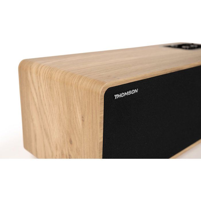 Enceinte bluetooth - THOMSON - Bois et noir