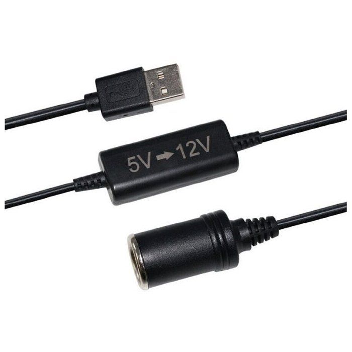 Convertisseur USB 5V vers 12V- THOMSON - Puissance 12 W - Longueur du câble 120 cm