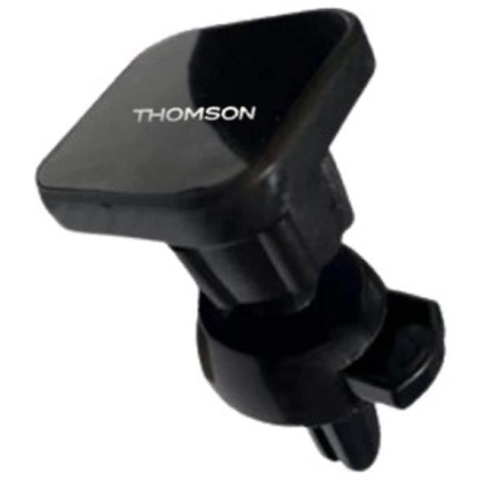 Porte téléphone magnétique - THOMSON - Fixation sur la grille d'aération grâce a sa pince renforcée - Tete rotative orientable 360°