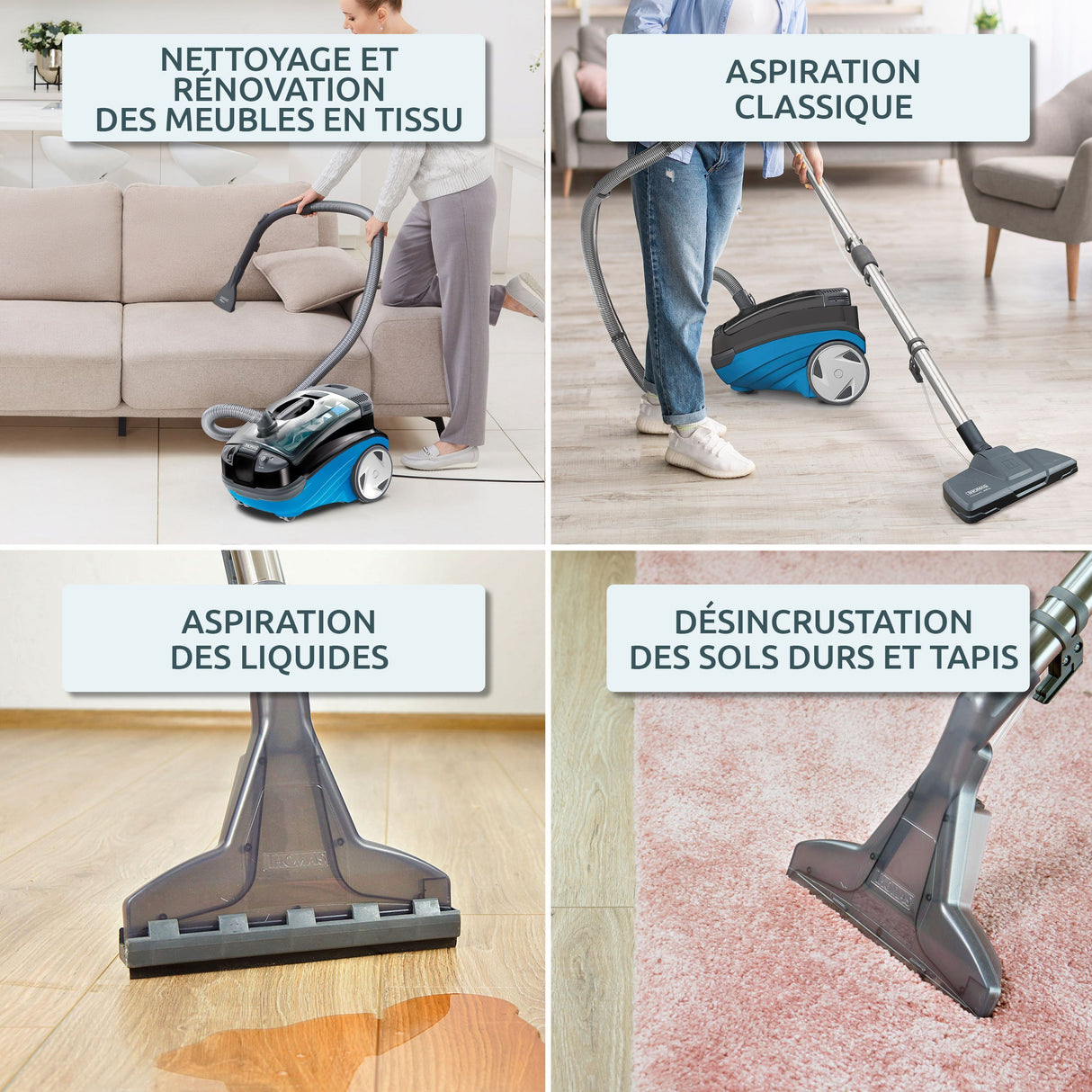 Aspirateur détacheur 2 en 1 - THOMAS Aquatic Jet - 1700W max - 83 dB(A)