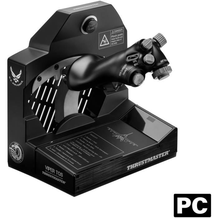Manette des gaz - THRUSTMASTER - Viper TQS - ContrÙle prÈcis et ergonomique - Noir - USB - PC