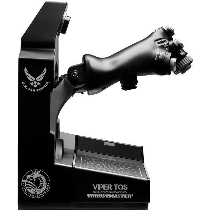 Manette des gaz - THRUSTMASTER - Viper TQS - ContrÙle prÈcis et ergonomique - Noir - USB - PC
