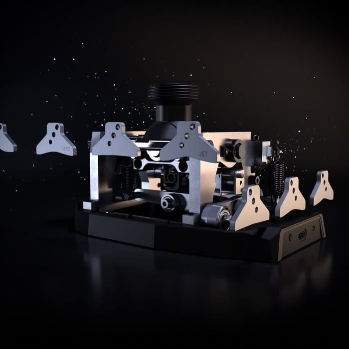 THRUSTMASTER Base modulaire pour joystick Technologie AXY - AVA BASE - Meilleure précision de mouvement et personnalisation