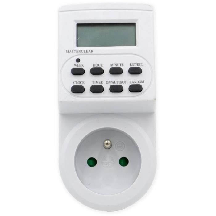 TIBELEC Programmateur digital journalier et hebdomadaire