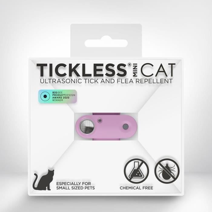 Répulsif ultrason chat - TICKLESS MINI CAT - Protection tiques et puces - Organ Purple
