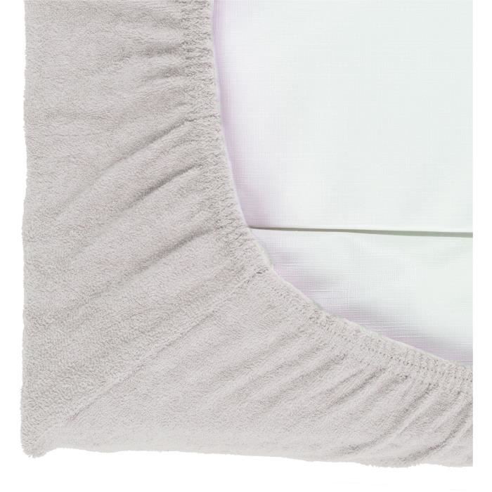 Housse de matelas a langer TINEO viscose de bambou