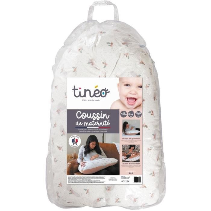 Coussin de maternitÈ TINEO Èponge microfibre Rose