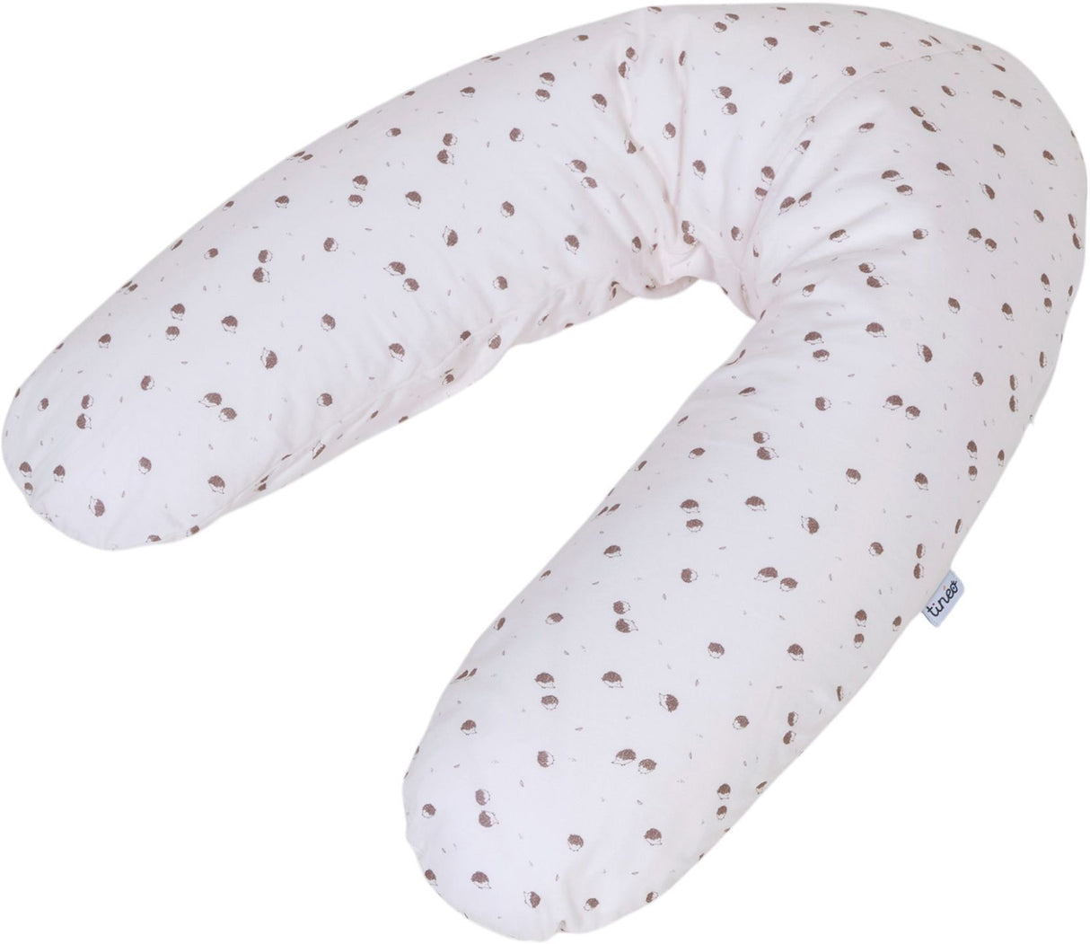Coussin de maternité - TINEO - Jersey de coton - Ecru / Hérissons