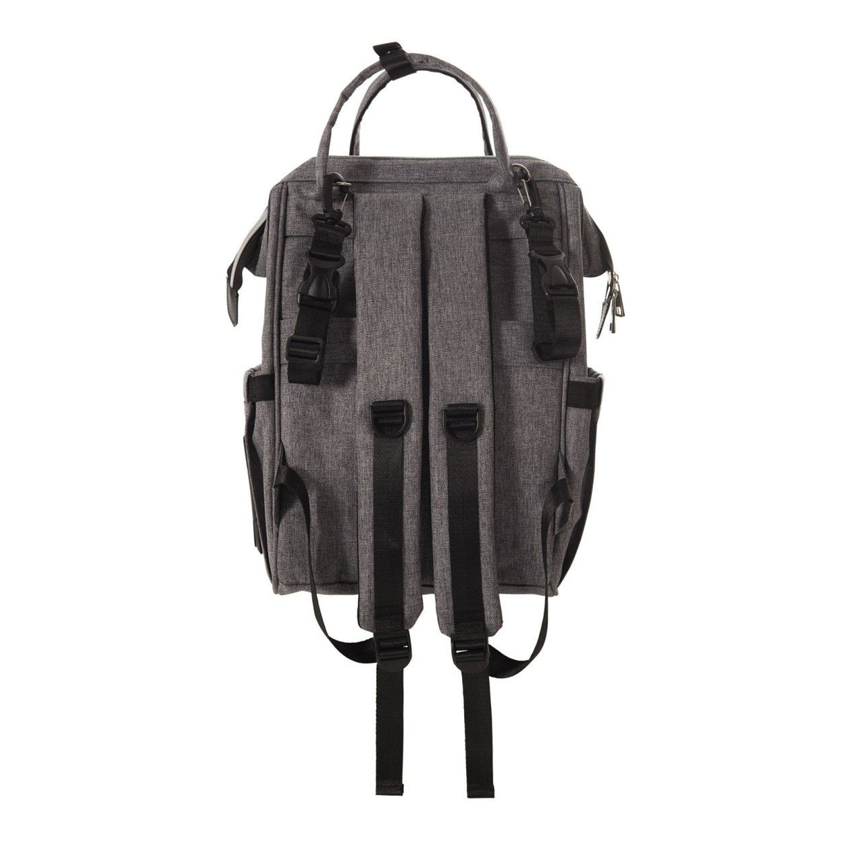 Sac a Langer Bébé TINEO - Grande Capacité - Matelas a Langer - 1 Poche Isotherme - Attaches Poussette - Poche Lingettes - 26x40x18cm