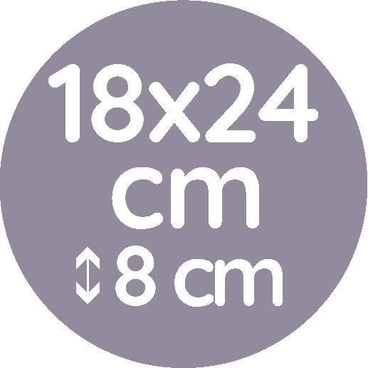 Banane de change bÈbÈ - ImpermÈable - Kaki - TINEO - Mixte - 18 x 8 x 24 cm