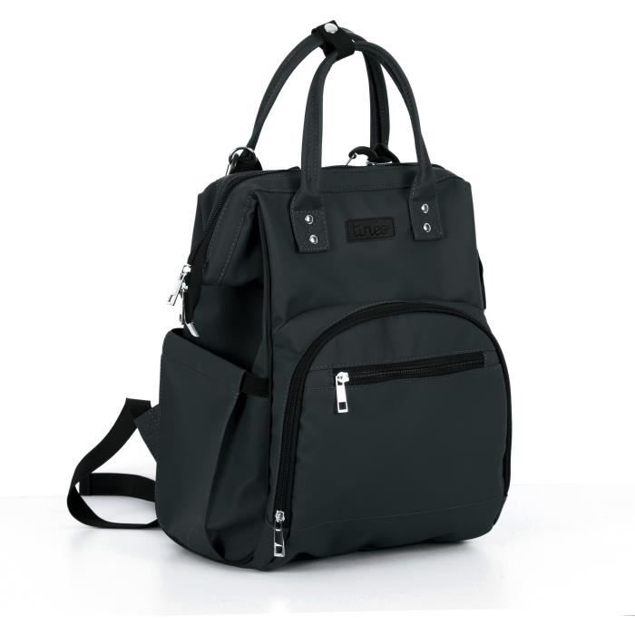 Sac a langer TINEO CLASSIQUE - Forme Sac a dos - ImpermÈable - Noir