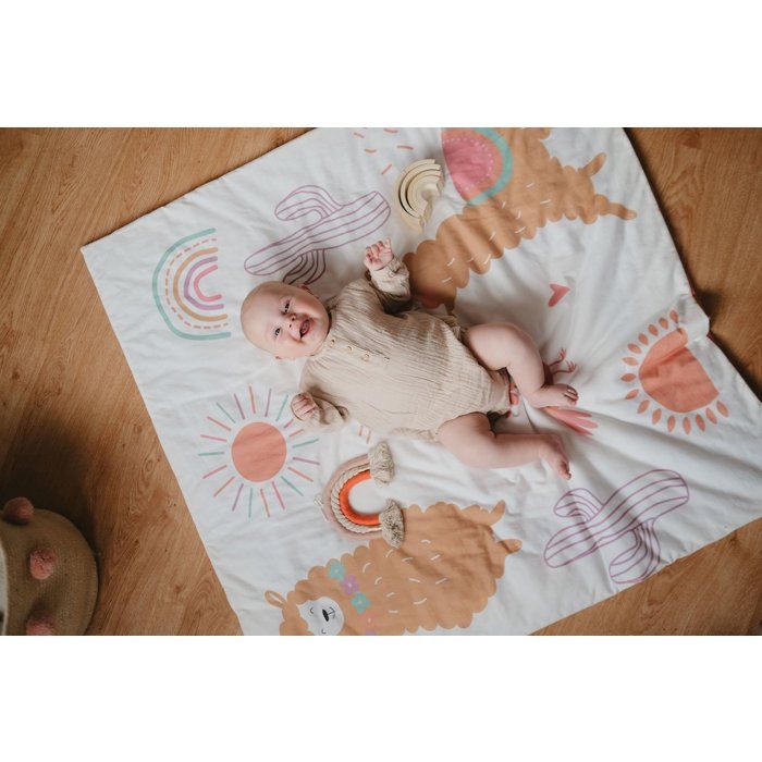 Tapis de jeu nomade - TINEO - 100 x 100 cm - Alpaga