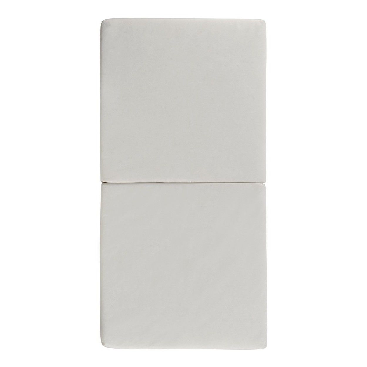 Matelas BÈbÈ Pliant 60x120x4cm - 2 Parties - Couchage D'appoint - DÈhoussable - FabriquÈ En France