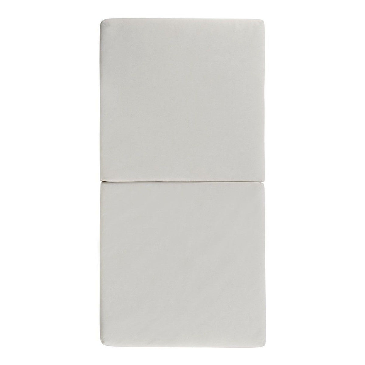 Matelas Bébé Pliant 60x120x4cm - 2 Parties - Couchage D'appoint - Déhoussable - Fabriqué En France