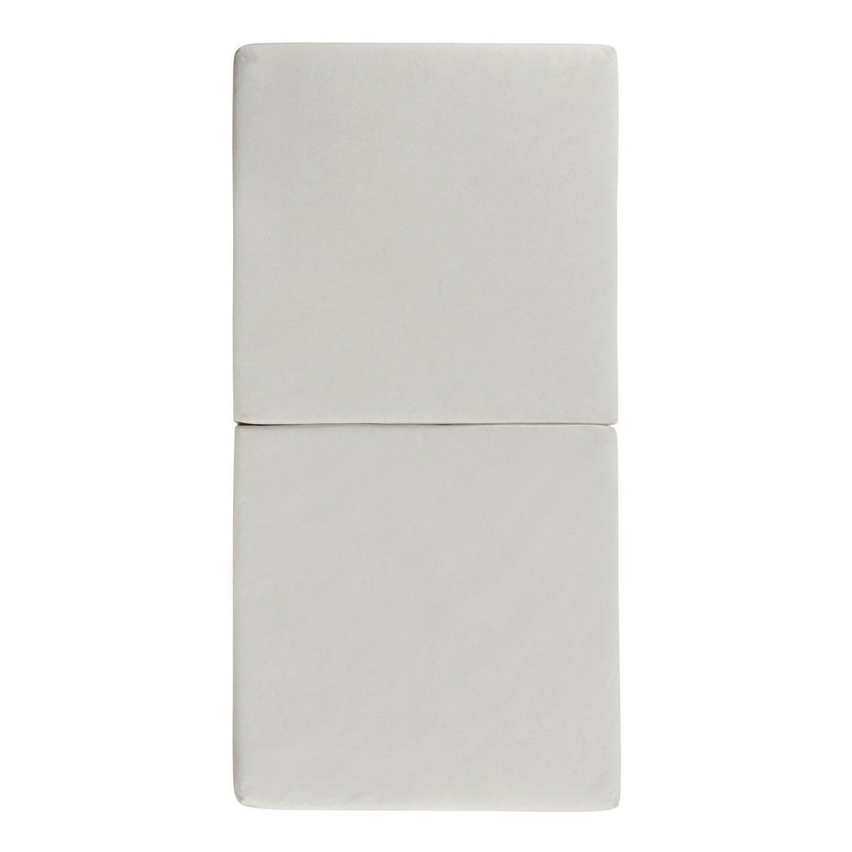 Matelas Bébé Pliant 60x120x4cm - 2 Parties - Couchage D'appoint - Déhoussable - Fabriqué En France