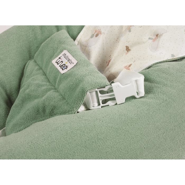 Coussin De Grossesse et D'allaitement TINEO 3 En 1 Multirelax Èponge vert