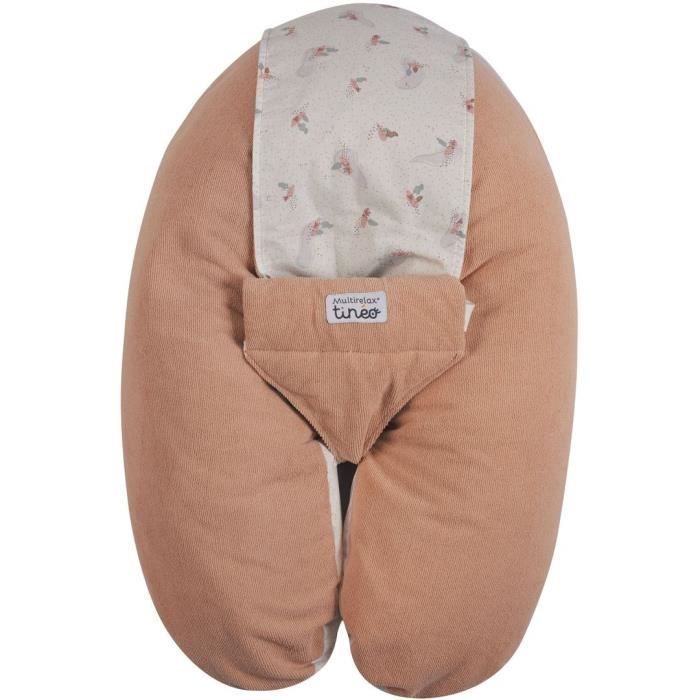 Coussin De Grossesse et D'allaitement TINEO 3 En 1 Multirelax Èponge Rose