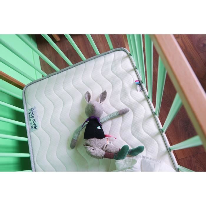 Matelas ClimatisÈ TINEO 70x140x10cm - ClimatisÈ - 1 Face …tÈ - 1 Face Hiver - Sans Traitement - FabriquÈ En France