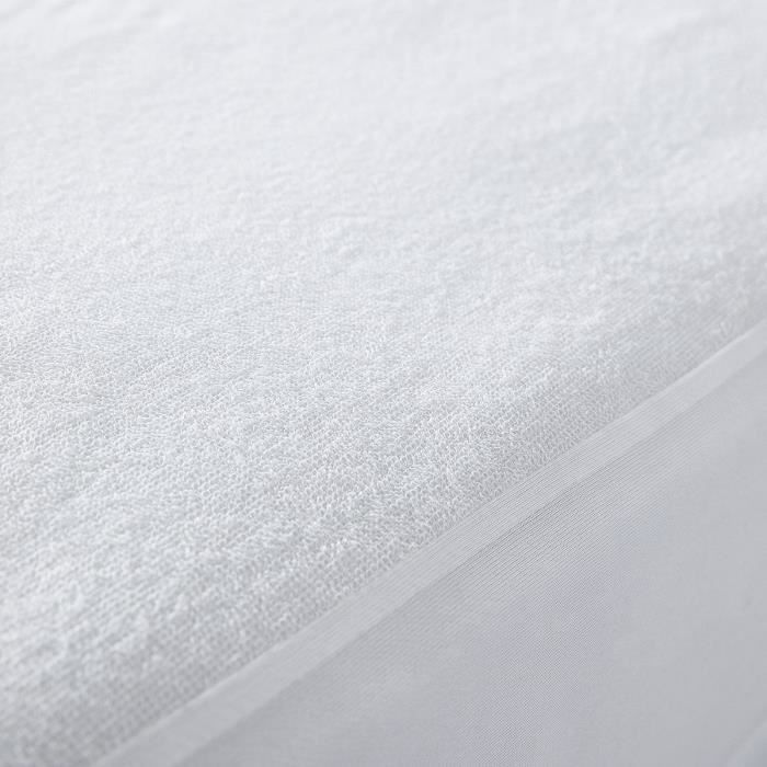 Protege matelas imperméable - TODAY - Essential- 160 x 200 cm - Synthétique - Bonnet 25 cm