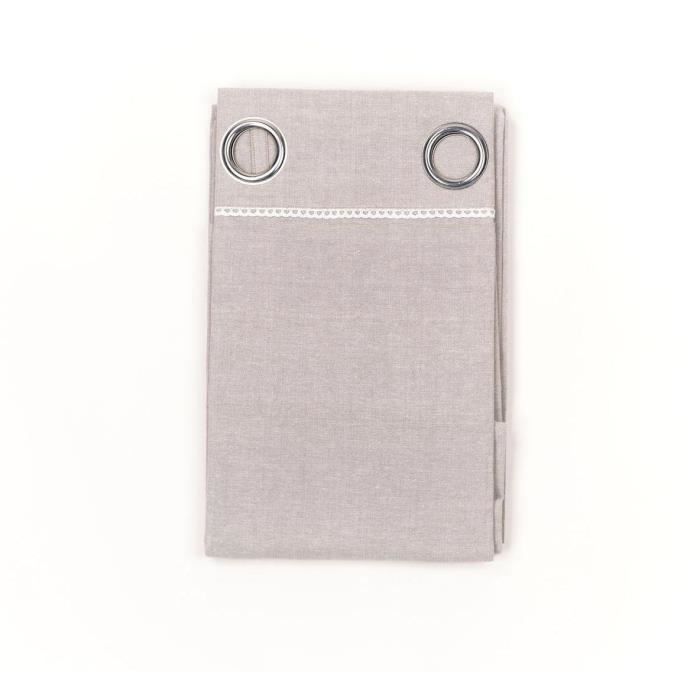 Rideau - TODAY - CHARME - Chambray Berenice - 140 x 240 cm