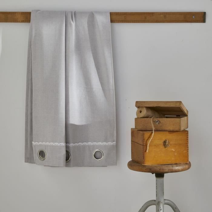 Rideau - TODAY - CHARME - Chambray Constance - 140 x 240 cm