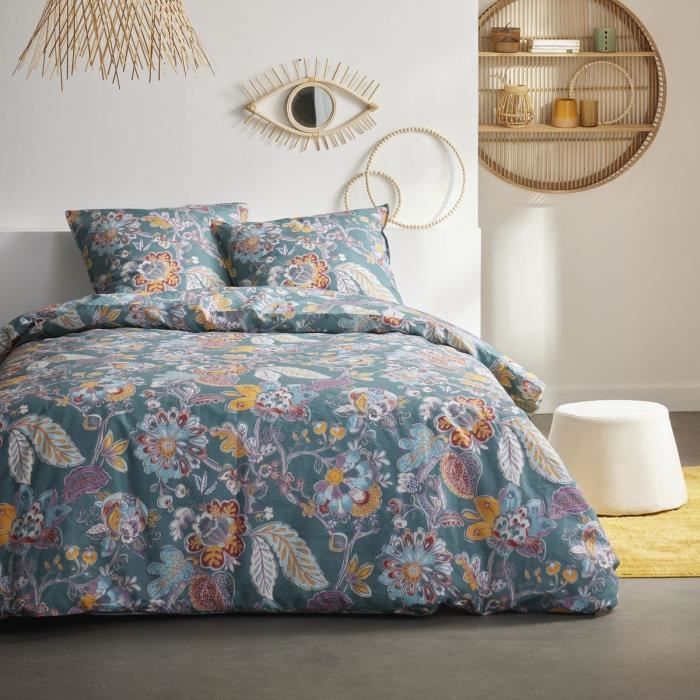 Parure de couette - TODAY - Sunshine 0.16 - 240x260cm - 2 personnes - Imprimée - Coton 57 fils