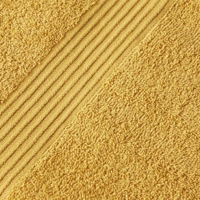 TODAY Essential - Maxi Drap de Bain - 90 x 150 cm - 100 % Coton - Ocre