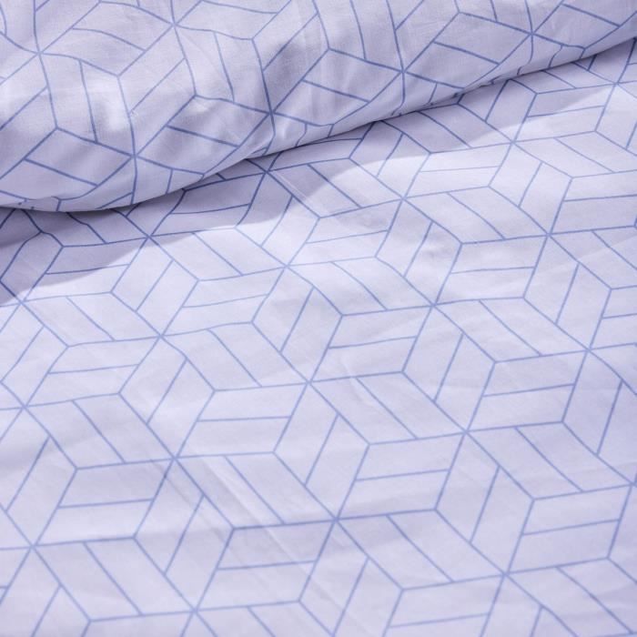 Parure de lit - TODAY - Sunshine - 123402 - 2 personnes - 220x240 cm - Coton - Imprimé 15.37