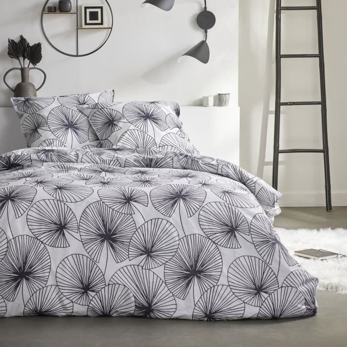 Parure de couette - TODAY - Sunshine 0.14 - 220x240cm - 2 personnes - Imprimée - Coton 57 fils