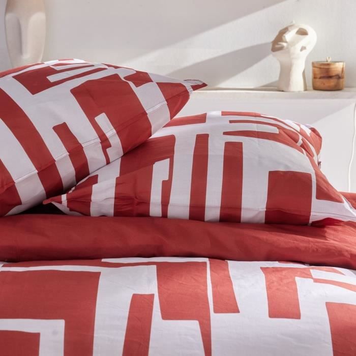 Parure de couette - TODAY - Sunshine 17.32 - 240x260cm - 2 personnes - Imprimée - Coton 57 fils