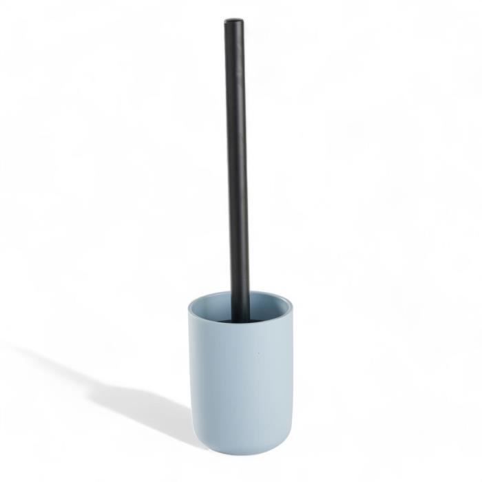 Ensemble de 4 accessoires de SDB - TODAY - UTILITY - Gobelet, distributeur savon, brosse WC - Blue