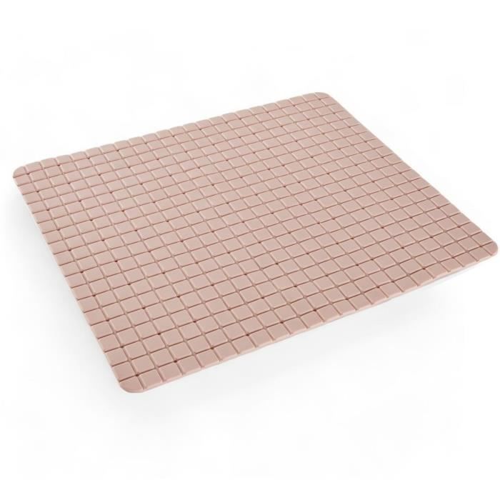 Tapis anti-dérapant baignoire ou douche - TODAY - UTILITY - 40 x 60 cm - Rectangle - Pink