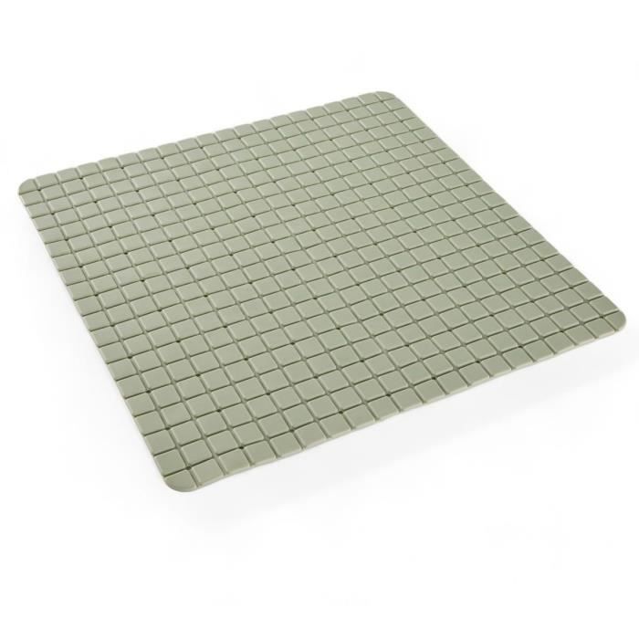 Tapis anti-dérapant baignoire ou douche - TODAY - UTILITY - 50 x 50 cm - Carré - Green