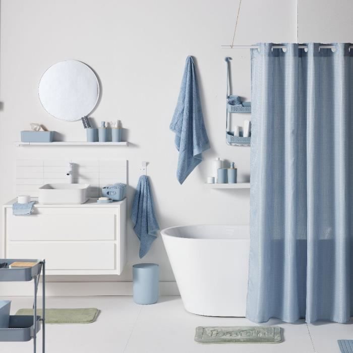Tapis de bain ultra absorbant - TODAY - UTILITY - 40 x 60 cm - Blue