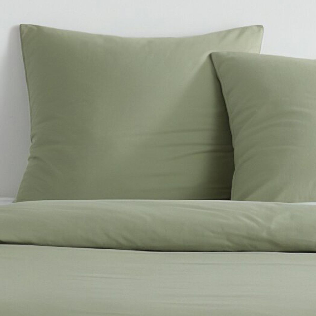 Parure de lit - TODAY - Essential - 2 personnes - 220 x 240 cm - Effet lavé sauge
