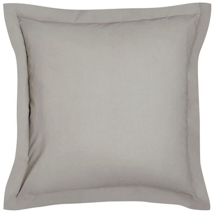 Taie d'oreiller - TODAY - 63 x 63 cm + 5 cm - Coton - Organic Dune