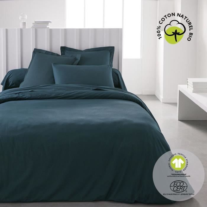 Taie d'oreiller - TODAY - 63 x 63 cm - Coton bio - Certifié GOTS - oeko-Tex