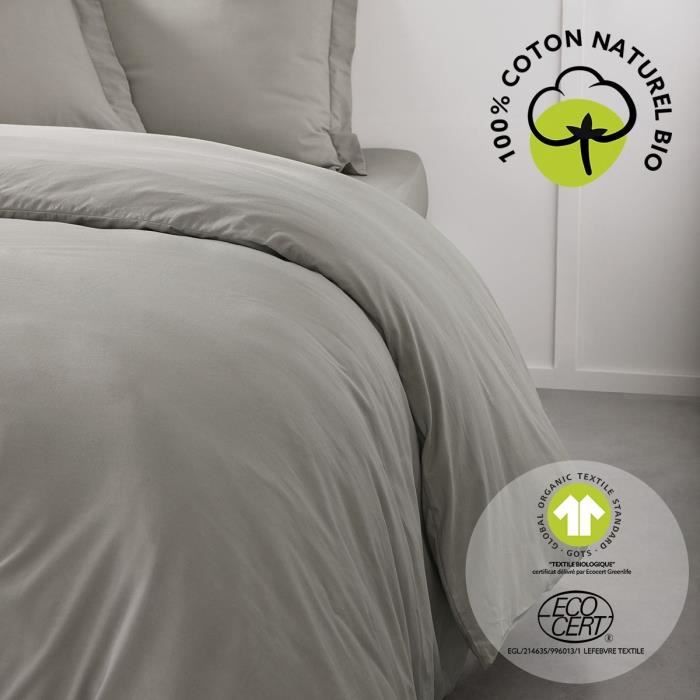 Housse de couette - TODAY - 220 x 240 cm - Coton - Organic Dune