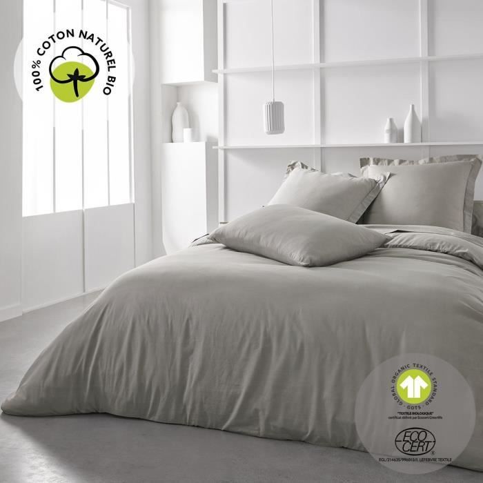Housse de couette - TODAY - 220 x 240 cm - Coton - Organic Dune