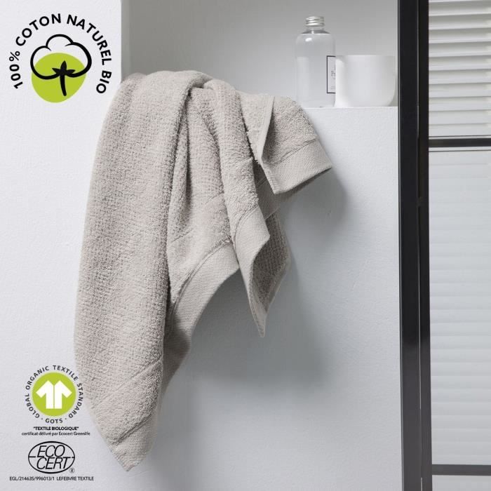 Maxi drap de bain - TODAY - 90 x 150 cm - Coton - Organic Dune