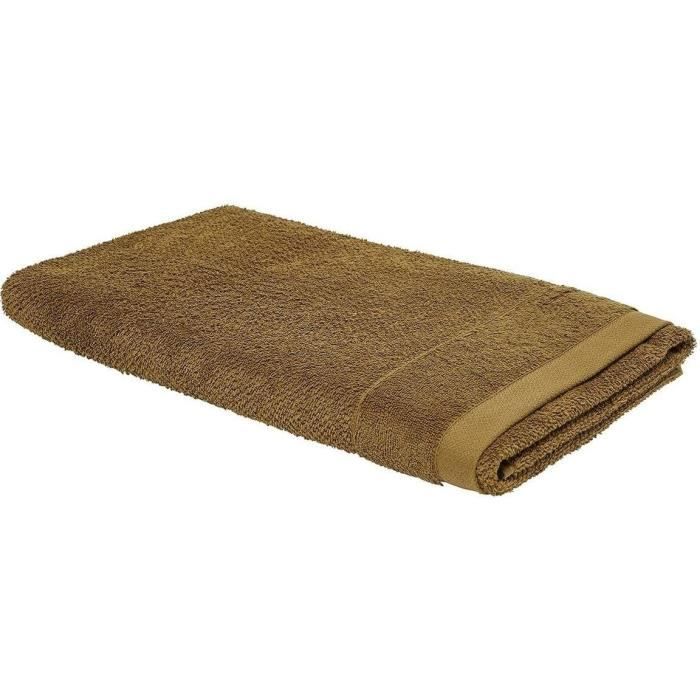 Maxi drap de bain - TODAY - 90 x 150 cm - Coton - Organic Bronze