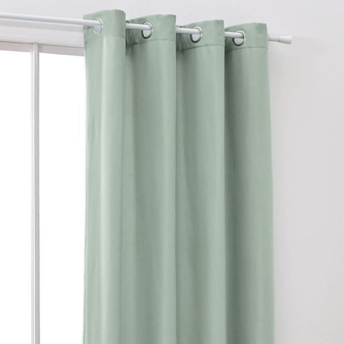 TODAY Rideau Occultant Essential Uni - 140 x 240 cm - Vert D'eau