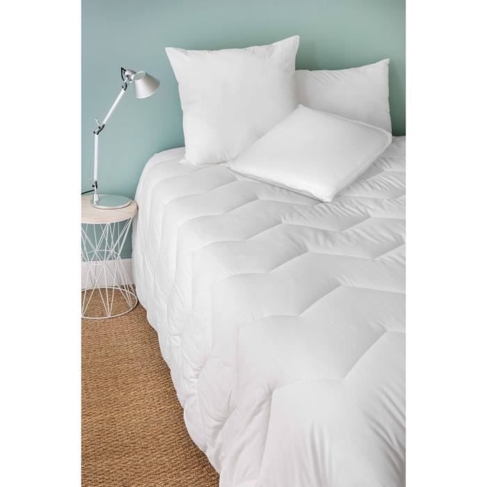 Oreiller mémoire de forme - TOISON D'OR - Paresse Soft - Confort extra souple - 40x60cm - Blanc