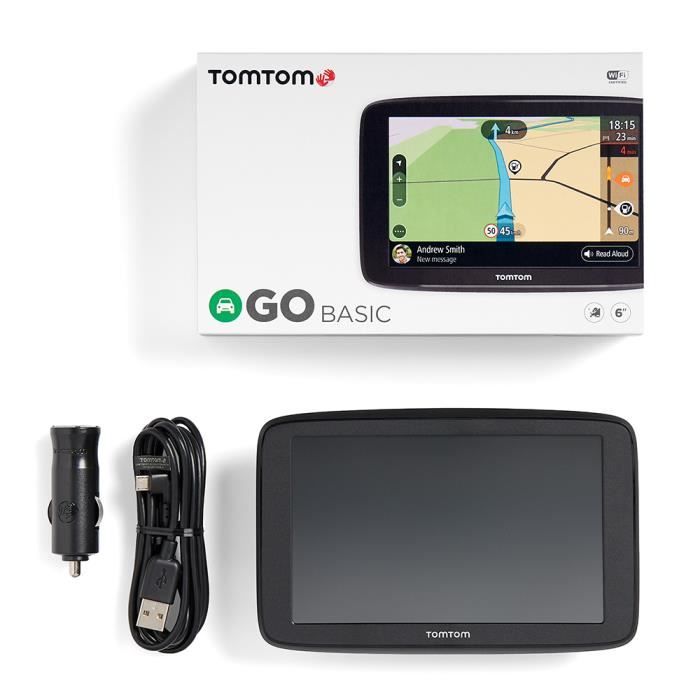 GPS auto TomTom GO Basic 6'' - Cartographie Europe 49 - Wi-Fi intÈgrÈ