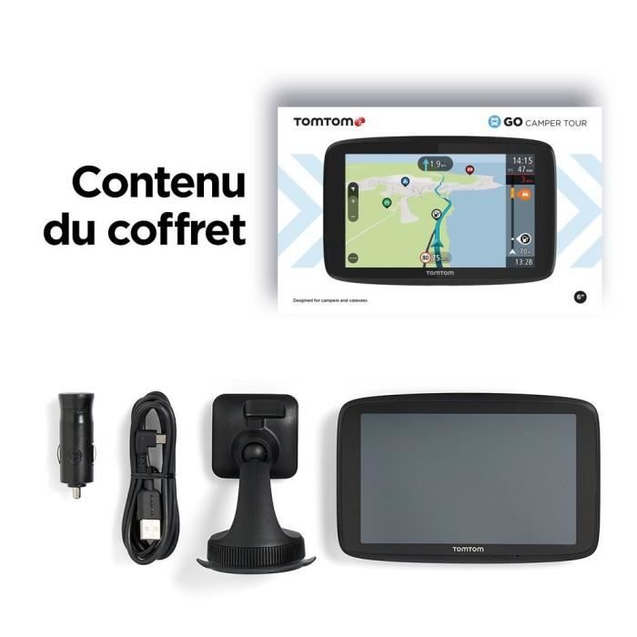 GPS Tomtom GO Camper Tour, Ècran HD 6''