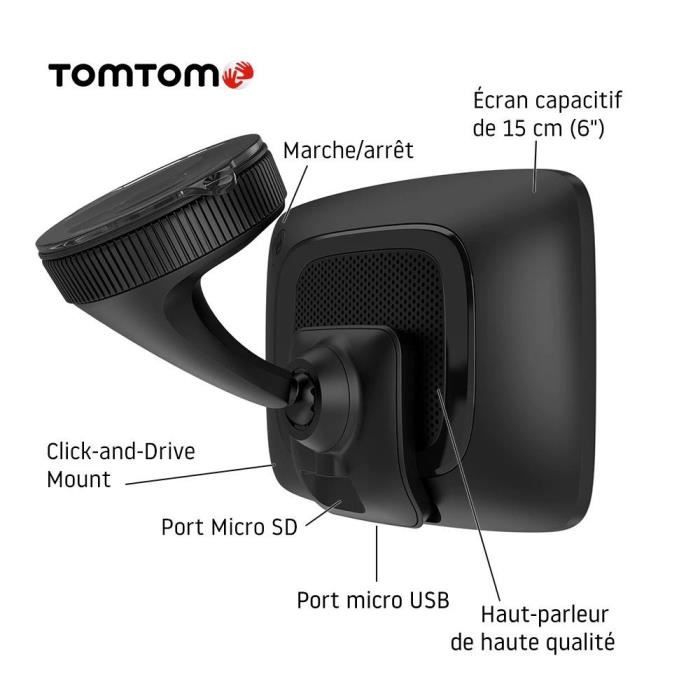 GPS Tomtom GO Camper Tour, Ècran HD 6''